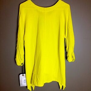NWT Oh My Gauze Lime blouse top size 1 vacation tropical cruise beachwear lounge